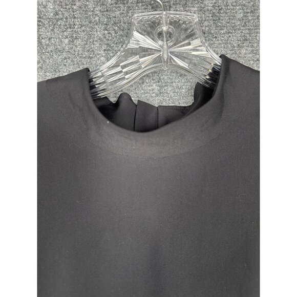 Athleta Sleeveless Stretch Mini Dress Black XL TALL High Neck Active Athleisure - Picture 5 of 11